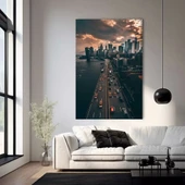 Hareketli Bulvar Kanvas Tablo thumbnail 1