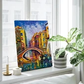 Aşk Köprüsünden Yansımalar Kanvas Tablo thumbnail 2