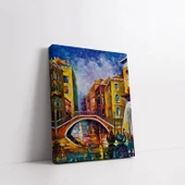 Aşk Köprüsünden Yansımalar Kanvas Tablo thumbnail 3