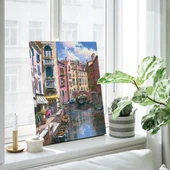 Venedik Sokağı'nın Melodisi Kanvas Tablo thumbnail 2