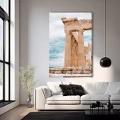 Antik Şehir Çizgileri Kanvas Tablo thumbnail 1