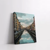 Eski Kent Tramvayı Kanvas Tablo thumbnail 3