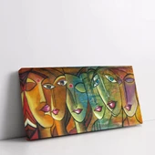 Yüzler ve Duygular Kanvas Tablo thumbnail 2