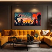 Şehir Işıkları Kanvas Tablo thumbnail 1