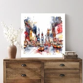 Kozmopolit Sokaklar Kanvas Tablo thumbnail 2