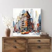 Canlı Şehir Kanvas Tablo thumbnail 2