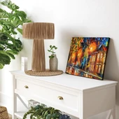 Yağmurlu Caddeler Kanvas Tablo thumbnail 2