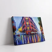 Yıldızlı Gece Yansımaları Kanvas Tablo thumbnail 1