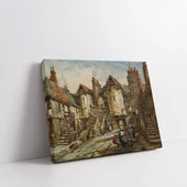 Köy Yolunda Huzur Kanvas Tablo thumbnail 1