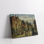 Köy Hayatının Sessizliği Kanvas Tablo thumbnail 1