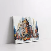 Canlı Şehir Kanvas Tablo thumbnail 1