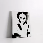 Düşüncenin Profili Kanvas Tablo thumbnail 2