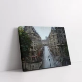 Yağmurlu Gün Sokakları Kanvas Tablo thumbnail 2