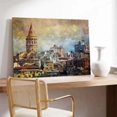 Tarihi Şehrin Panoraması Kanvas Tablo thumbnail 2