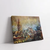 Tarihi Şehrin Panoraması Kanvas Tablo thumbnail 1
