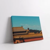 Altın Çatılar Altında Kanvas Tablo thumbnail 1