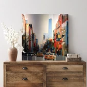 Metropolün Renkleri Kanvas Tablo thumbnail 2