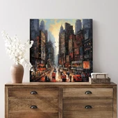 Gökdelenlerin Gözdesi Kanvas Tablo thumbnail 2