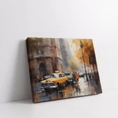 Nostaljik Yağmur Kanvas Tablo thumbnail 1