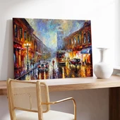 Canlı Şehir Esintisi Kanvas Tablo thumbnail 2