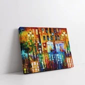 Yansıyan Gecenin Renkleri Kanvas Tablo thumbnail 1