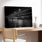 Gece Köprüsü Kanvas Tablo thumbnail 3