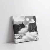 Kayalık Şelale Kanvas Tablo thumbnail 2