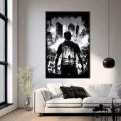 Savaşçının Silüeti Kanvas Tablo thumbnail 1