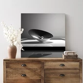 Çiçekli Portre Kanvas Tablo thumbnail 3