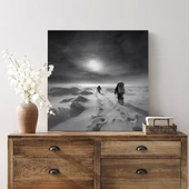 Karlı Zirve Yolculuğu Kanvas Tablo thumbnail 3