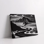 Tepeye Doğru Kanvas Tablo thumbnail 2