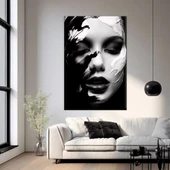 Yüzdeki Karma Kanvas Tablo thumbnail 1