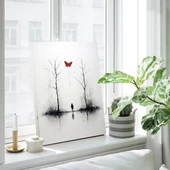 Şehirde Yağmur Kanvas Tablo thumbnail 3