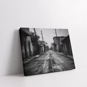 Boş Sokak Kanvas Tablo thumbnail 2