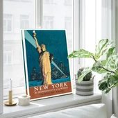 Özgürlük Heykeli Kanvas Tablo thumbnail 3