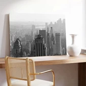 Gökdelenlerin Arasında Kanvas Tablo thumbnail 3