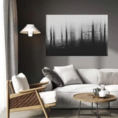 Sisli Orman Yolu Kanvas Tablo thumbnail 1