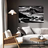 Tepeye Doğru Kanvas Tablo thumbnail 1