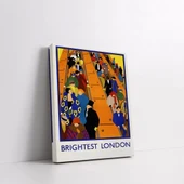 Renk Cümbüşü Londra Kanvas Tablo - 2