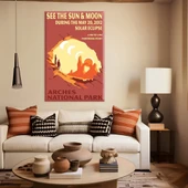 Ulusal Park Güneşi Kanvas Tablo thumbnail 1
