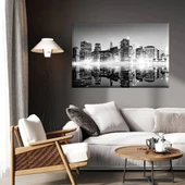 Şehir Silüeti Kanvas Tablo thumbnail 1