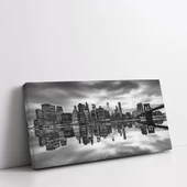 Metropol Silüeti Kanvas Tablo thumbnail 2