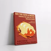 Ulusal Park Güneşi Kanvas Tablo thumbnail 2