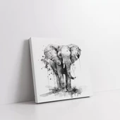 Fil Ailesi Kanvas Tablo thumbnail 2