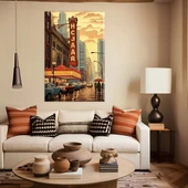 Chicago Tiyatrosu Kanvas Tablo thumbnail 1