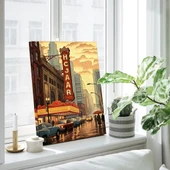 Chicago Tiyatrosu Kanvas Tablo thumbnail 3