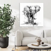 Fil Ailesi Kanvas Tablo thumbnail 1