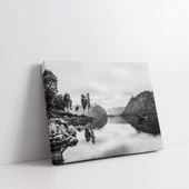 Yansımalı Göl Manzarası Kanvas Tablo thumbnail 2