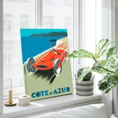 Mavi Sahil Yarışı Kanvas Tablo thumbnail 3