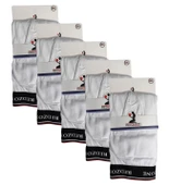 5 Adet Büyük Beden Redzone Likralı Boxer Beyaz - 5